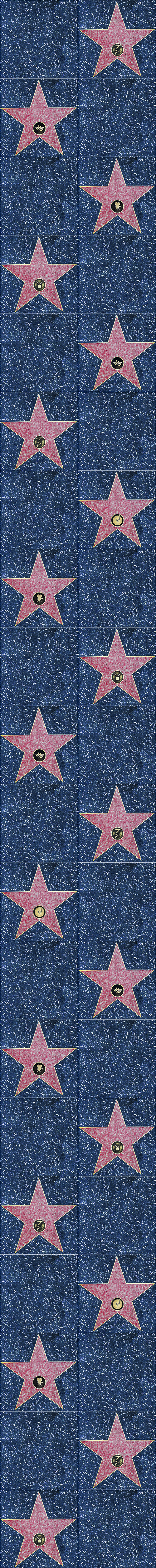 Bodenbelag Beschriftung für  "walk of fame" pro Namen als Plottschrift